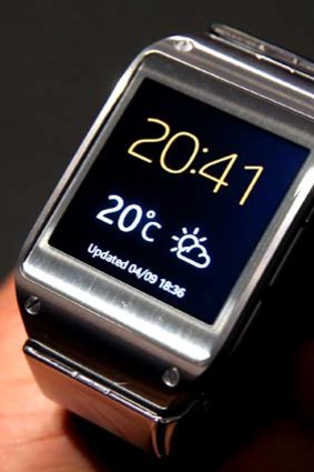 Samsung Galaxy Gear smartwatch.