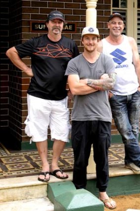 Duncan, Dale and Mark from <em>The Block: All Stars</em>.