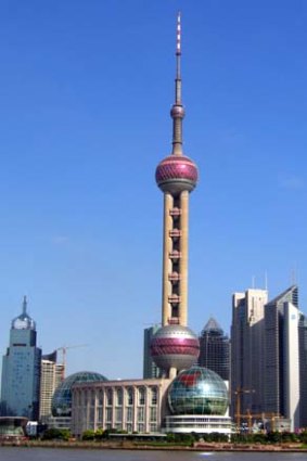 Shanghai Pearl Tower.