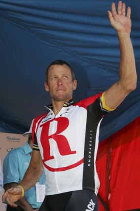 Disgraced: Lance Armstrong made millions by racing in South Australia's Tour Down Under.
