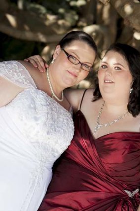 Happy: Kate Findlay and Tina Brown are excited to remarry and gain legal recognition for their commitment to one another.