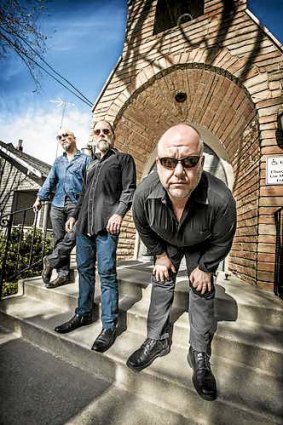 Pixies: Joey Santiago, David Lovering and Black Francis.