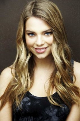 Moving on to bigger and better things: Former <i>Home and Away</i> star, Indiana Evans.
