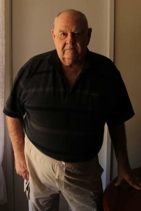 Vietnam War veteran Kerry Williams in his home in Warners Bay, NSW.