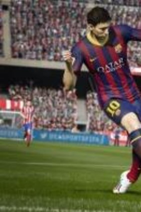 Realism in motion: <I>FIFA 15</I> players have some new stutter and dodge moves. 