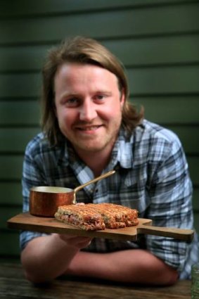 Title-holder of the "world's best sandwich maker'' Matt Wilkinson.