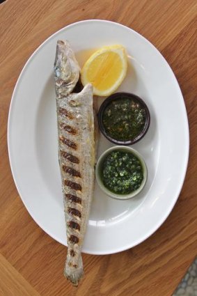 The one dish you must try ... wood-grilled whole fish of the day served with salsa verde and salmoriglio (Market price, for example, about $45).