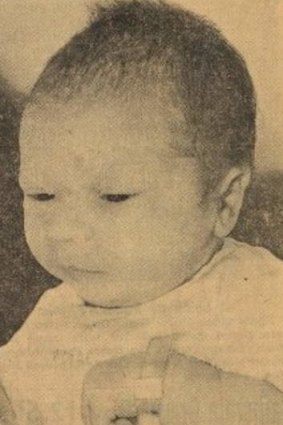 Baby Paul, before he was abducted.