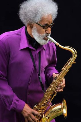 80-year-old saxophonist Sonny Rollins.