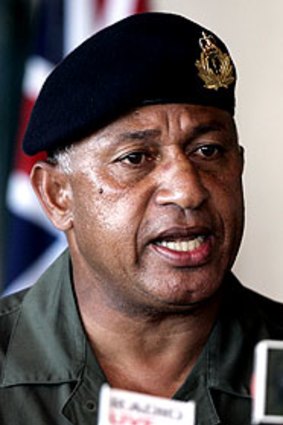 Fijian PM Frank Bainimarama.