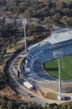 Canberra Stadium.