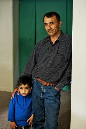 Awad dreams of his children becoming doctors and engineers. Photo: Stefan Gosatti