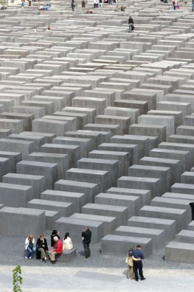 Berlin's Holocaust memorial.