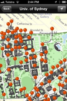 Map your world: the Lost On Campus app.