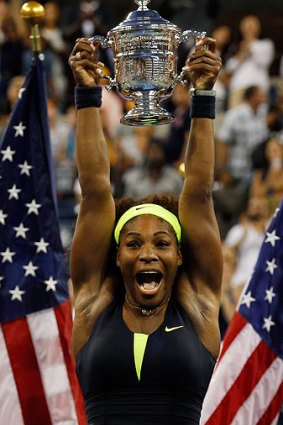 Jackpot ... Serena Williams has welcomed the extra cash.