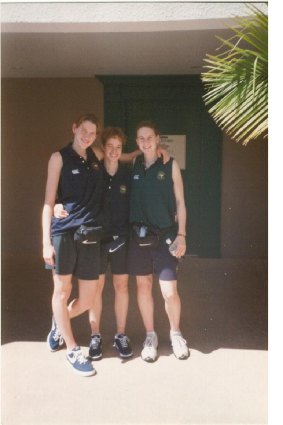 Lauren Jackson, Kristin Veal and Penny Taylor together in 1997.