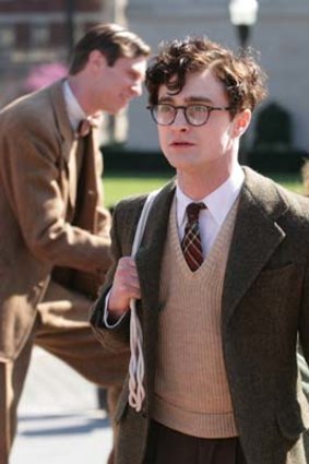 Radcliffe as Beat poet Allen Ginsberg in <i>Kill Your Darlings</i>.