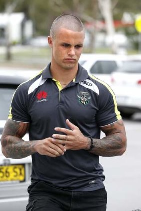 Anxious time: Former Canberra winger Sandor Earl is awaiting news of the length of his ASADA suspension.