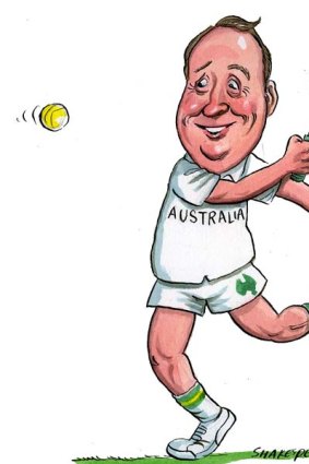 Davis Cup, take note ... John Colvin is ready to play for you.