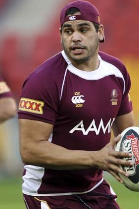 Greg Inglis is back in the Maroons line-up after a successful return for the Rabbitohs last weekend.