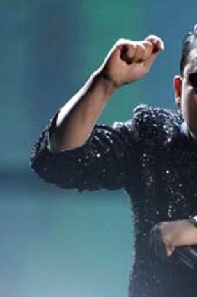 Atonement ... Psy at the American Music Awards last month.