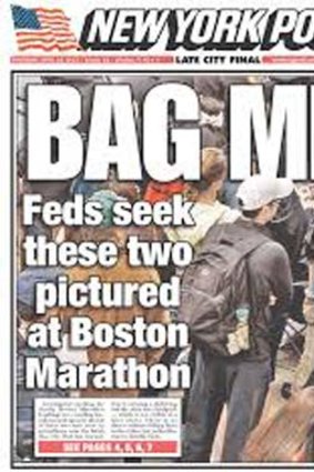 The New York Post cover.
