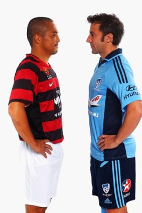 Shinji Ono and Alessandro Del Piero ... these two superstars will face each other in tonight's derby.