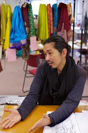 Isogawa interprets the director's vision in his designs