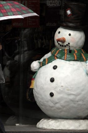 Frosty forecast for retailers.