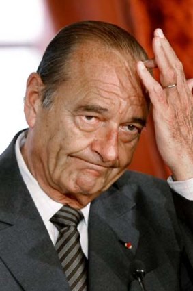 Jacques Chirac ... suspended sentence.
