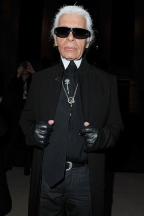 Karl Lagerfeld, not one to keep his opinions to himself.