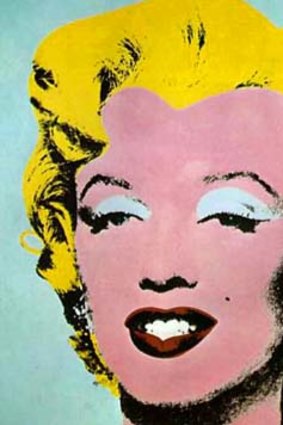Picture perfect &#8230; Andy Warhol's portrait of Marilyn Monroe.
