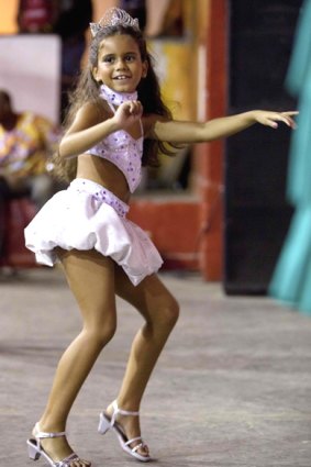 Julia Lira, 7, will be at the helm of the Viradouro samba school's parade at the upcoming Rio carnival.