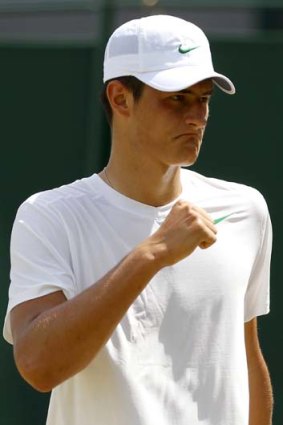 Bring it on ... Tomic is aware Novak Djokovic will be an entirely different challenge from his previous opponent.