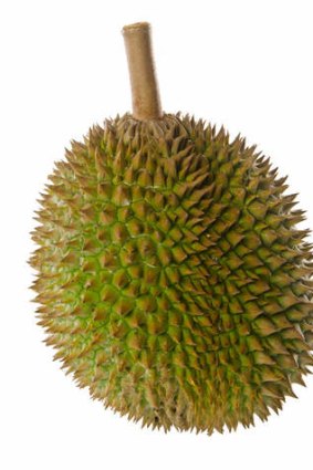 Not so sweet: the durian is banned from many Asian hotels.