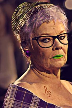 Dame Judy Dench is very different in her hipster version