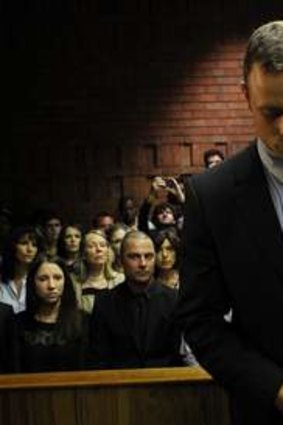 Oscar Pistorius in court on Friday.
