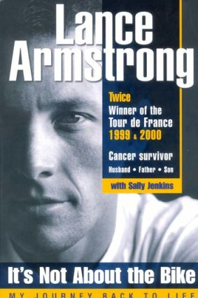 The cover of the first book that Sally Jenkins co-authored with Lance Armstrong.