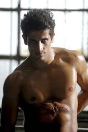 Ripped: Firass Dirani as club owner John Ibrahim in Underbelly: The Golden Mile.