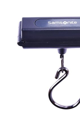 Samsonite's digital luggage scales are the best option for travelling light.