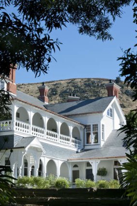 Stately break ... Otahuna Lodge in New Zealand.