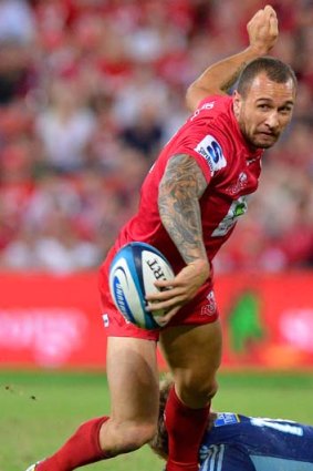 "Quade is one of my real good mates and to me he is the best No.10 in this country by a long shot": Sonny Bill Williams on mate Quade Cooper, pictured.