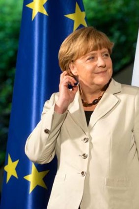 Criticised for imposing tough austerity measures: German Chancellor Angela Merkel.