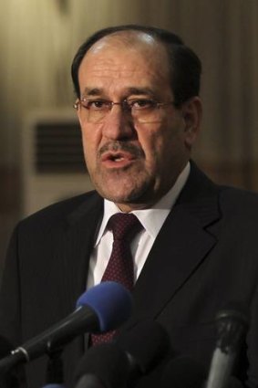 Iraq's Prime Minister Nuri al-Maliki.