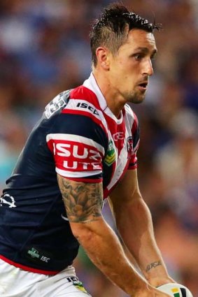 Out of the running: Mitchell Pearce's calf injury has ruled him out of City contention.
