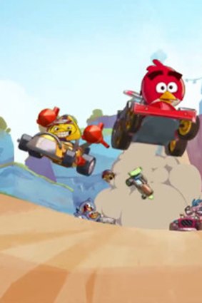 Top game: Angry Birds Go.