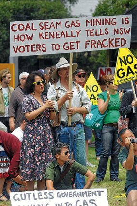 Opposition to coal seam gas extraction is growing.