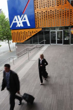 AXA sells life insurance in the US.