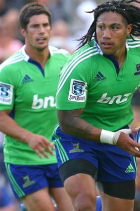 Back from injury ... Ma'a Nonu of the Highlanders.