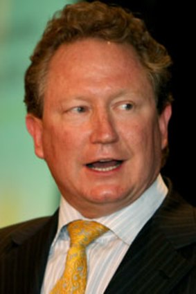 Fortescue Metal Group chief executive Andrew Forrest.